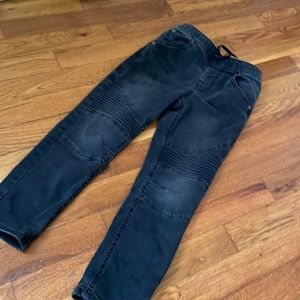 Boys black jeans good condition size 6